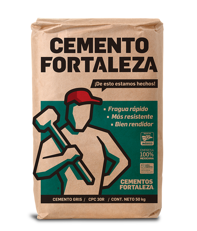 CEMENTO GRIS FORTALEZA 50 KG